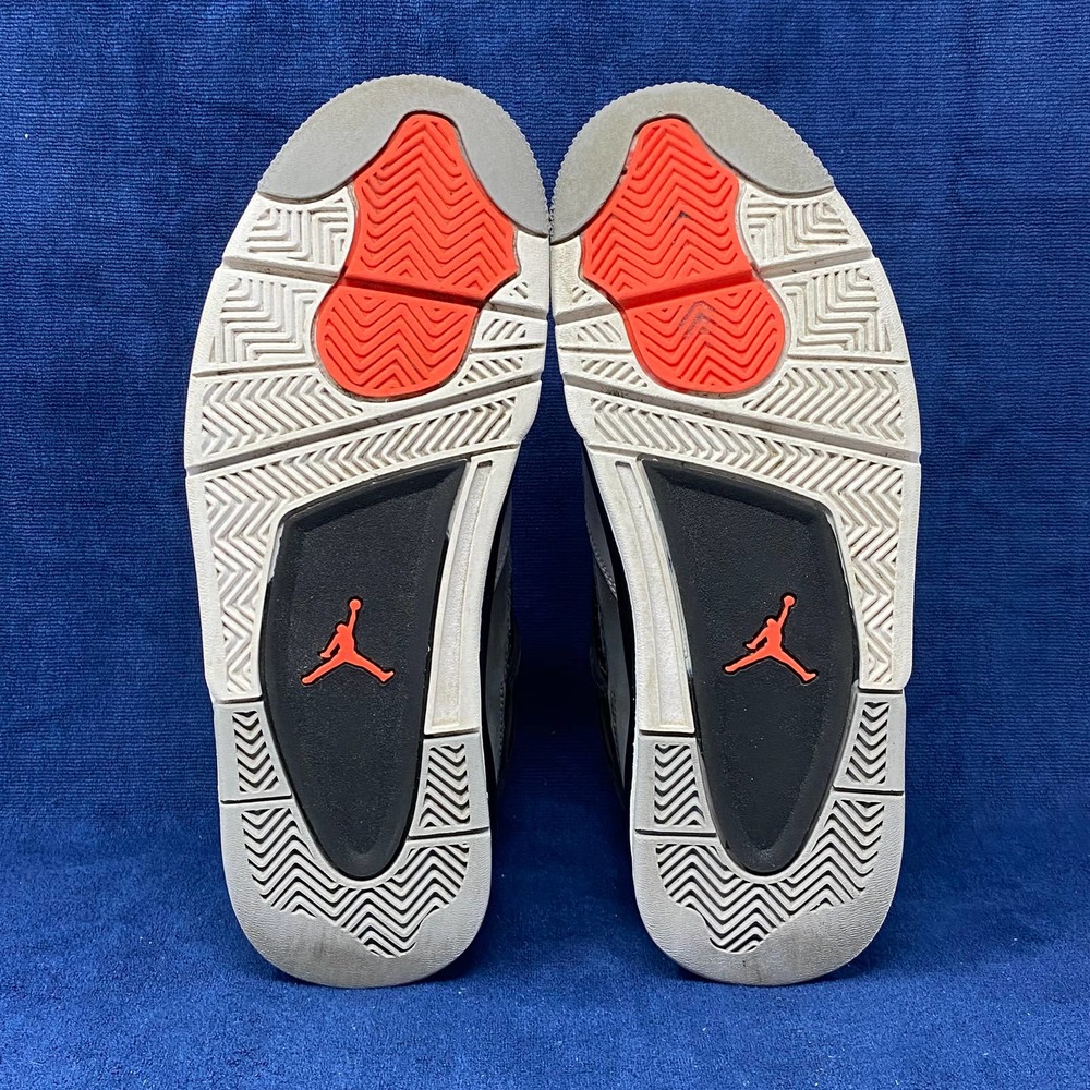 Air Jordan 4 'Infared', Gray/Charcoal/Red, women's US 9 - Picture 10 of 10